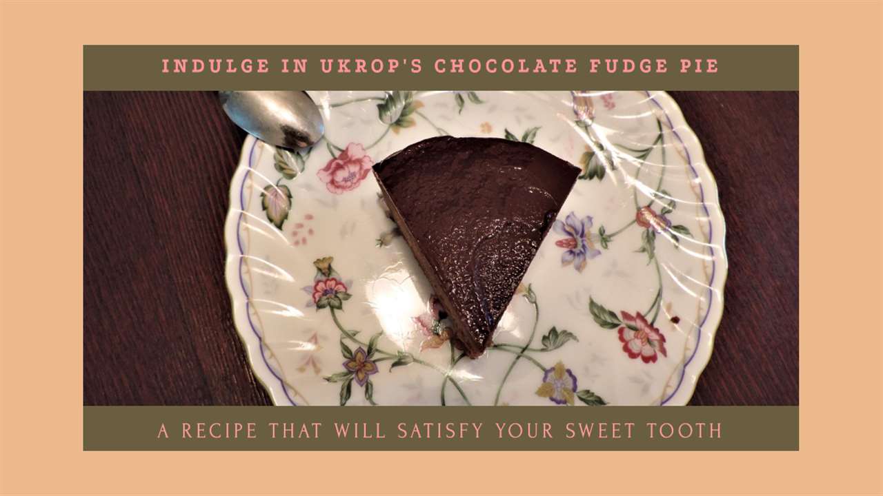 Ukrop's Chocolate Fudge Pie Recipe